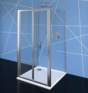 Polysan Easy Line Kabina prysznicowa prostokątna 100x90x190 cm drzwi składane EL1990EL3415EL3415 - Kabiny prysznicowe - miniaturka - grafika 1
