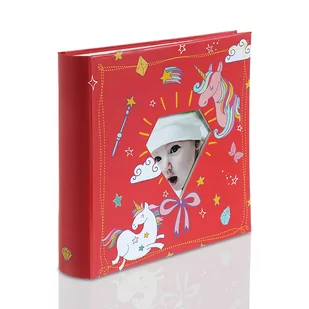 Album wsuwany na zdjęcia dziecięce Gedeon Baby-5G Czerwony (200 zdjęć 10x15) - Albumy fotograficzne - miniaturka - grafika 1