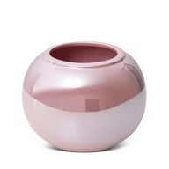Wazony i flakony - Wazon Dekoracyjny Ceramiczny Simona 22X22X16 Różowy - miniaturka - grafika 1