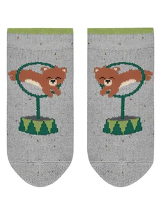 Falke Skarpety "Baby Show Bears" w kolorze szarym - Skarpetki dla dzieci - miniaturka - grafika 1