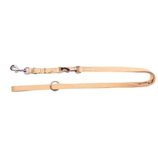 Dingo Smycz Przedłużana Skóra Soft 2,5x220 Natura - Smycze dla psów - miniaturka - grafika 1