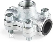 Łączniki, trójniki, kształtki - Obejma montażowa Gebo ANB 3"x2" do rur stalowych - miniaturka - grafika 1