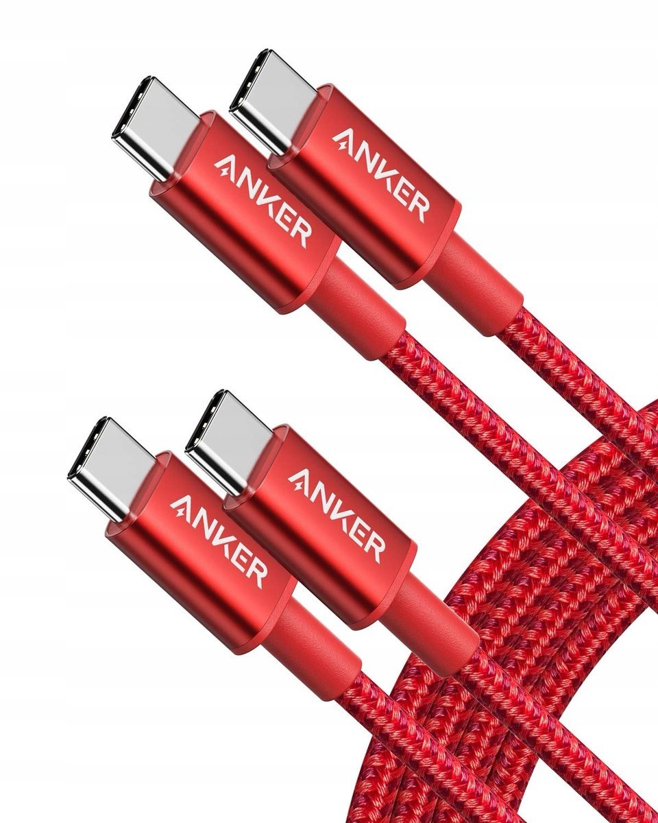 2X Anker Kabel USB typ C - USB typ C 60 W 1.8 m ZESTAW 2 SZTUKI