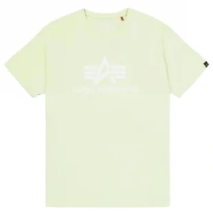 Koszulka Alpha Industries Basic 100501 722 - Arctic Lime M - Odzież taktyczna i umundurowanie - miniaturka - grafika 1
