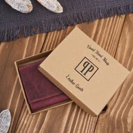 Portfele - Portfel damski skórzany we wzory geometryczne mały vintage różowy RFID Paolo Peruzzi T-112-HCH - miniaturka - grafika 1