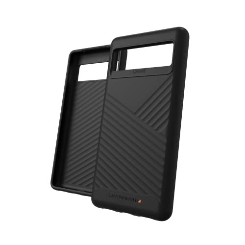 ZAGG Gear4 Denali Etui na telefon Google Pixel 7a (czarne), ochrona przed upadkiem D30 do 4 m, Wrks z bezprzewodowym systemem ładowania, lekkie i przezroczyste
