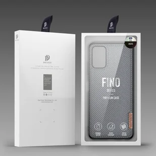 Dux Ducis Fino etui pokrowiec pokryty nylonowym materiałem Samsung Galaxy A03s szary - Etui i futerały do telefonów - miniaturka - grafika 5