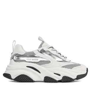 Sneakersy Steve Madden Possession-E Sneaker SM19000033-04005-04D Srebrny - Sneakersy damskie - miniaturka - grafika 1