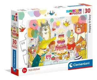 Clementoni Puzzle 30 Super Kolor Happy B-Day! - - Puzzle - miniaturka - grafika 1