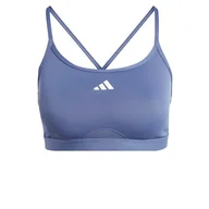 Biustonosze - adidas Damski biustonosz sportowy Aeroreact Training Light Support XSAB - miniaturka - grafika 1
