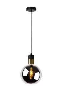 Lucide Julius lampa wisząca, metal, 40 W, kolor dymu szary, matowe złoto (34438/20/65) - Lampy sufitowe - miniaturka - grafika 1