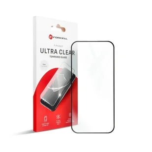 Szkło hartowane do iPhone 15 Forcell Ultra Clear Glass czarne 9H - Szkła hartowane na telefon - miniaturka - grafika 1