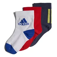 Skarpetki damskie - adidas Skarpety dziecięce, uniseks, 3 pary - miniaturka - grafika 1