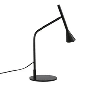 Lampy stojące - Stołowa lampa do czytania Cygnus AZ5622 Azzardo do gabinetu metal czarny - miniaturka - grafika 1