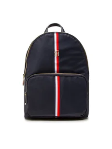 Tommy Hilfiger Plecak Poppy Backpack Corp AW0AW11338 Granatowy - Plecaki - miniaturka - grafika 1