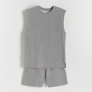 Piżamy damskie - Reserved Reserved - Piżama dwuczęściowa - Szary - grafika 1