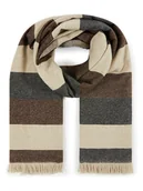 Apaszki i szaliki damskie - Lanerossi Wełniany szal w kolorze brązowo-beżowym z dodatkiem kaszmiru - 200 x 60 cm - miniaturka - grafika 1