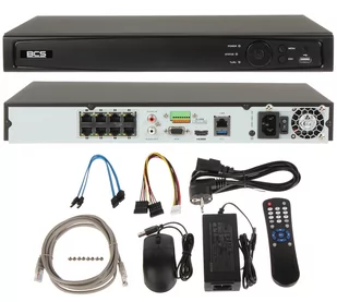 Rejestrator kamer IP BCS-V-NVR0802-4KE-8P VIEW 8 kamer POE do 8MPx 2x6TB - Rejestratory do monitoringu - miniaturka - grafika 3