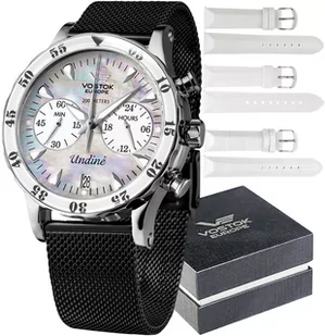Zegarek Zegarek Vostok Europe VK64-515A671BB Undine Chrono - Zegarki damskie - miniaturka - grafika 1