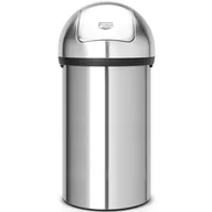 Kosze na śmieci - Brabantia Kosz na śmieci 402623 Push Bin 60L Stal błyszcząca + Dogodne raty! - miniaturka - grafika 1