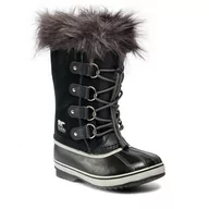 Buty dla chłopców - Śniegowce Sorel Youth Joan Of Arctic™ Wp NY1966-013 Black/Dove - miniaturka - grafika 1