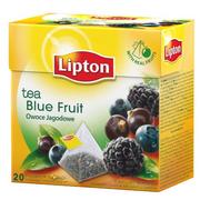 Herbata - Herbata ekspresowa LIPTON Blue Fruit Owoce jagodowe, 20 szt. - miniaturka - grafika 1