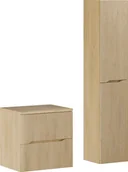 Meble łazienkowe - Zestaw meblowy 60cm z blatem i Szafką wysoką - miniaturka - grafika 1