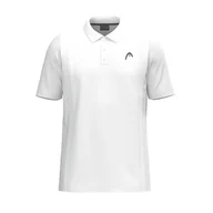 Koszulki sportowe męskie - Koszulka męska Head CLUB 25 TECH Polo Shirt Men WH S - miniaturka - grafika 1