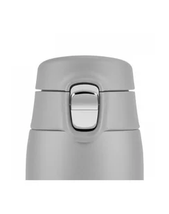 Emsa TRAVEL MUG light thermal mug 0.4 liters silver, flip lid - Akcesoria i części AGD - miniaturka - grafika 1