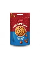 Dodatki do ciast w proszku - Delecta Kropelki mleczna czekolada 80 g - miniaturka - grafika 1