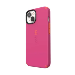 Speck CandyShell Pro - Etui iPhone 14 / iPhone 13 z powłoką MICROBAN (Digital Pink / Energy Red) - Etui i futerały do telefonów - miniaturka - grafika 1