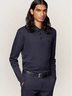 Koszulki męskie - Hugo Boss Polo Paddo 11 50391826 Granatowy Regular Fit - grafika 1