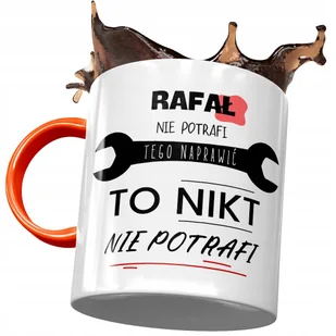 Kubek Pomarańczowy dla Rafała Kolegi Prezent z Nadrukiem ze Zdjęciem + Opakowanie na prezent (wzór 02) - Kubki Kubek Pomarańczowy dla Rafała Kolegi Prezent z Nadrukiem ze Zdjęciem + Opakowanie na prezent (wzór 02) - Kubki - miniaturka - grafika 1