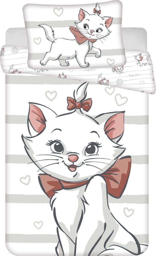 Disney Aristocats poszwa na kołdrę dla malucha serca - 100 x 135 cm - bawełna