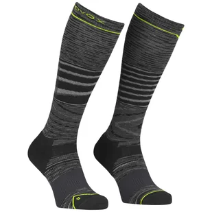 Męskie podkolanówki Ortovox Ski Tour Lt Comp Long Socks M Rozmiar skarpet: 45-47 / Kolor: czarny - Skarpetki męskie - miniaturka - grafika 1