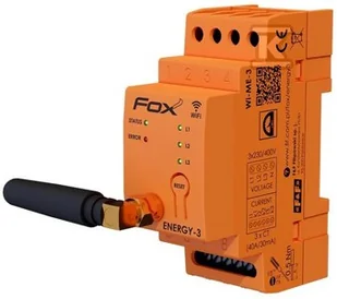 Monitor energii elektrycznej z wbudowaną anteną wewnętrzną WI-FI 3F+N WI-MEF3-OPTI-200 - Liczniki energii elektrycznej - miniaturka - grafika 1