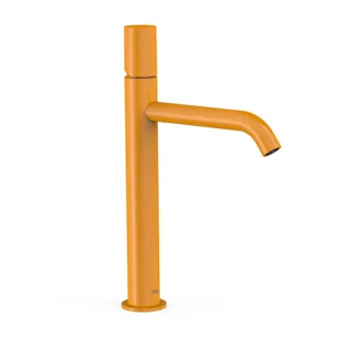 Bateria umywalkowa nablatowa Tres Study bursztynowy połysk 26130701TAM - Baterie umywalkowe - miniaturka - grafika 1