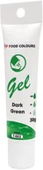 Dodatki do ciast w proszku - Barwnik żelowy w tubce Dark Green - Zielony ciemny 30g Food Colours - miniaturka - grafika 1