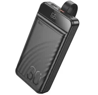 Powerbanki - Powerbank Hoco J123B (czarny) - miniaturka - grafika 1
