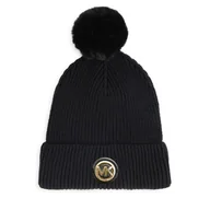 Czapki dla dzieci - Czapka MICHAEL KORS KIDS R30223 Czarny - miniaturka - grafika 1