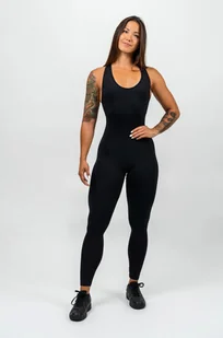 Kombinezon damski Nebbia GYM RAT One-Piece Workout Bodysuit black XS - Bielizna sportowa damska - miniaturka - grafika 1