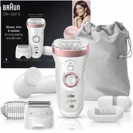 Depilatory i golarki damskie - Depilator Braun Silk-epil 9 Deluxe Face Pack (Wet&Dry) Golarka Dodatki - miniaturka - grafika 1