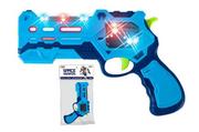 Zabawki militarne - Pistolet 17x25 cm niebieski  ARTYK 160639 - miniaturka - grafika 1