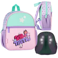 Plecaki szkolne i tornistry - Koci Domek Gabi Mały plecak dla dziewczynki, plecak przedszkolny WYCIECZKOWY z odblaskami 26x23x9cm - miniaturka - grafika 1