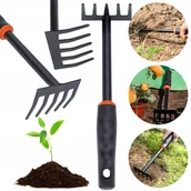 Grabie i motyki - GRABIE GRABKI OGRODOWE PAZURKI DO SPULCHNIANIA GLEBY METALOWE OGRODNICZE - miniaturka - grafika 1