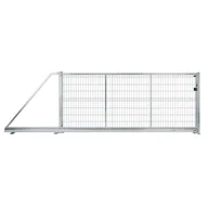 Ogrodzenia - Naterial Brama przesuwna Modus 4x1.7 m lewa srebrna - miniaturka - grafika 1