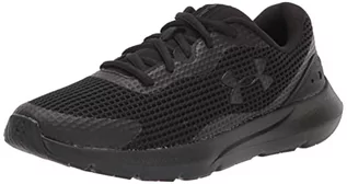 Trampki damskie - Under Armour Damskie trampki UA W Surge 3, czarne, rozmiar 2,5, Czarny, 35.5 EU - grafika 1