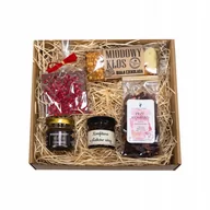 Zestawy upominkowe - Upominek herbata miod czekolada DzienKobiet zestaw - miniaturka - grafika 1