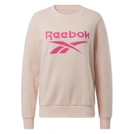 Bluzy damskie - Damska Bluza REEBOK RI BL FLEECE CREW IM4110 – Różowy - miniaturka - grafika 1