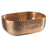 Biuro i firma OUTLET - APS miska z aluminium z młotkowaną, miedzianą powierzchnią, miska na chleb, m.in. na zimne i ciepłe dania, 15,5 x 12,0 cm, 0,7 ltr. - miniaturka - grafika 1